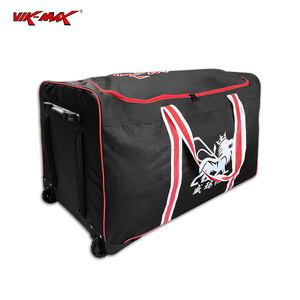 Sac à roulettes pour gardien de but de hockey sur glace pour adultes - Sac de transport durable de grande capacité avec poignée télescopique - Product Image 1