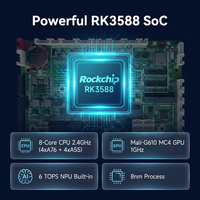 Carte mère industrielle RK3588 ZYSJ-2288K 4G 5G WiFi double Gigabit LAN RS232 RS485 CAN Bus pour passerelle IoT et HMI