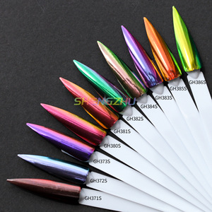 Sheng Zhu ผงสีทาเล็บโครเมี่ยมโอปอลออโรร่ายูนิคอร์นคาเมเลี่ยนสีขาวมายากล - Product Image 5