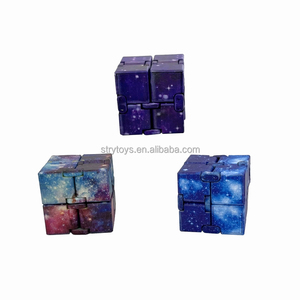 Bán Buôn 4Mm Chống Căng Thẳng Chống Lo Âu Giải Nén Giảm Áp Đồ Chơi Vô Hạn Bầu Trời Đầy Sao <span class=keywords><strong>Fidget</strong></span> Cube - Product Image 3