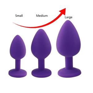 Usine OEM 3 pièces/ensemble Plug anal et bijoux Plug anal en métal Plug anal érotique Jouets sexuels pour hommes Femmes Jouets pour adultes de la boutique de sexe - Product Image 5