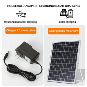 พัดลมโซลาร์ชาร์จจิ้งจากจีน แบตเตอรี่ทรงพลัง 8000mAh ใช้งานได้นาน 9-24 ชั่วโมง ปลอดภัยต่อการใช้งาน เหมาะสำหรับใช้ในบ้าน หอพัก ภายนอกอาคาร ปรับความเร็วลมได้ 1 ระดับ S - Product Image 5