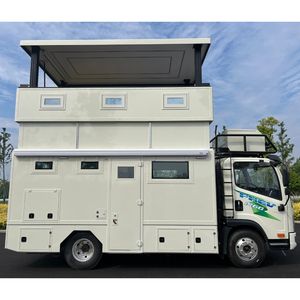 Camioneta FAW Jiefang HOWO con Techo Elevable, <span class=keywords><strong>Camper</strong></span> Van Plegable para Viajes, RV para Campamentos al Aire Libre, Todoterreno, Autodirigida, Compatible con Otros Camiones - Product Image 3