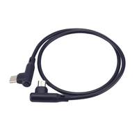 Câble de charge rapide USB Type-C double Type-C à 90 degrés, conception OEM, pour téléphone, jeux, imprimante, avec conducteur en cuivre pur
