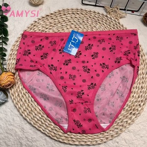 Amysi 535 #   Meistverkaufte Preisgünstige Damen-Unterwäsche mit Hohem Bund und Blumenmuster aus Milchseide für Frauen Mittleren Alters aus dem Pazifik - Product Image 3