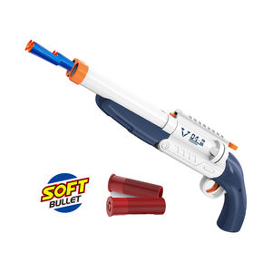 Per bambini EVA Soft Dart giocattolo fucile fucile a pompa espulsione manuale doppia canna in schiuma freccette Shell lancio pistola fucile - Product Image 2