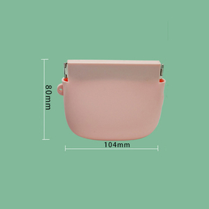 Hongsen ODM Petite pochette en silicone, mini portefeuille, sac à monnaie, trousse à cosmétiques, fermeture éclair unisexe - Product Image 6