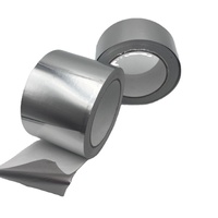 Ruban adhésif en aluminium pour conduits de climatisation, 2 pouces x 50 yards, auto-adhésif, imperméable, ignifuge, résistant à la chaleur, isolation des tuyaux