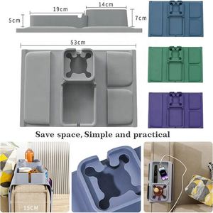 Nuevas llegadas de LA: Posavasos de silicona para sofá, soporte para bebidas, bandeja para aperitivos, bandeja de consola para el brazo del sofá, bandeja de silicona para el reposabrazos del sofá. - Product Image 2
