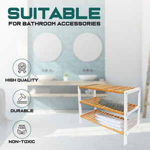 Bamboo <b>Shoe</b> <b>Rack</b> 2 Tier Freestanding <b>Storage</b> For Entryway And Bedroom - Product Image 5