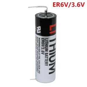 <span class=keywords><strong>ER6V</strong></span> <span class=keywords><strong>3.6V</strong></span> lityum iyon batarya paket CNC makinesi aracı PLC parçaları kaynak ayakları ile - Product Image 2