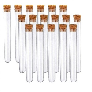 Wholesale for Disposable Plastic Test Tubes with Cork Stoppers <b>Matte</b> Surface for Skin Care Serum & False Eyelashes - Product Image 2