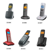 Téléphone IP numérique sans fil DECT portable avec carnet d'adresses pour station de base sans fil pour entreprise à domicile