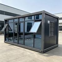 Maison conteneur préfabriquée détachable et respirante, bâtiment modulaire moderne pour bureau, hôtel, chambre, salon extérieur