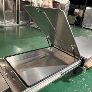 Custom-Size Aluminum Ute Canopy IP65 Waterproof Portable Durable 2 Compartments Gull Wing Lock up to 2000L for Van Pickup Truck - Product Image 6