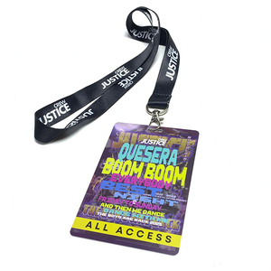 Tarjeta de identificación de miembro de Rfid inteligente impresa personalizada, tarjeta de pase Vip, insignia de Evento de plástico de Pvc con perforadora/cordón - Product Image 4