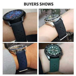 เหมาะสำหรับไซโก้หมายเลข สายยางนาฬิกา 5 เส้น สายยางซิลิโคนกันน้ำ โอริส สายยางซิลิโคนสำหรับผู้ชาย ขนาด 22 มม. - Product Image 3