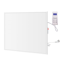 Imagen personalizada, el termostato ajustable convierte directamente la energía eléctrica en calor, panel infrarrojo de cristal de carbono, calentador de habitación