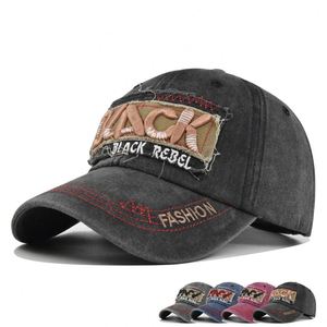 Venta al por mayor de algodón vintage papá sombrero desgastado vintage deporte gorras de béisbol lavado 3D bordado gorras de béisbol - Product Image 1