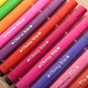 Ensemble de stylos marqueurs à eau triangulaires personnalisés, lavables, non toxiques, pour l'art des étudiants, 12, 24, 36, 48 couleurs - Product Image 4