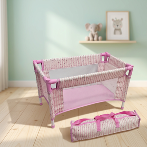 Apexcel Luxury <b>Doll</b> Travel Cot Stroller Pram Jogger Toy Twin Baby <b>Highchair</b> Carrier Wagon Car Seat Plastic Metal EN71 Certified - Product Image 2