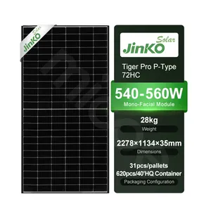 Jinko Tiger Pro Mono Half Cell 540W 545W 550W 555W 560W Solar Panels