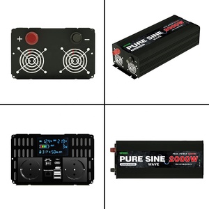 Suyeego SYGG-DIV <span class=keywords><strong>2kw</strong></span> 12V/24V 220V 2000W Điện RV xe dễ dàng để tải điều hòa không khí điều khiển từ xa tinh khiết Sine Wave biến tần - Product Image 2