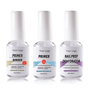 15ml tidak perlu menyembuhkan Air kering PH Bond kuku persiapan dehidrator dan PH Balancing Bond Primer