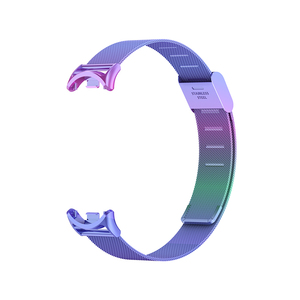 สายรัดข้อมือสแตนเลสสตีล Milan <span class=keywords><strong>Mi</strong></span> band 8สายสำหรับ Xiaomi <span class=keywords><strong>Mi</strong></span> band 8 9 10 - Product Image 5