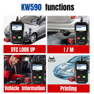 Konnwei kw590 OBD2 Scanner công cụ chẩn đoán cho tất cả các xe 12V OBD2 giao thức xe đọc mã động cơ phân tích với 3000 + Mã - Product Image 4