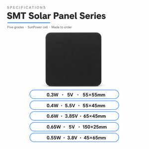 Panneau <span class=keywords><strong>Solaire</strong></span> Mini Sunpower 0.1W-2W Prix Usine 2V-7V Personnalisable Toute Forme Ronde Carrée pour Projets <span class=keywords><strong>DIY</strong></span> Traceur GPS - Product Image 1