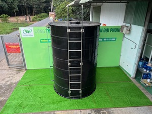 Tanque de Almacenamiento de Ácido Industrial con Aislamiento y Protección Contra la Corrosión, Personalizable con Logotipo, Fabricante Vietnamita de Tanques de PP, PPH y HDPE - Product Image 3