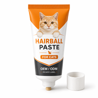 Pâte anti-boules de poils pour chats OEM ODM Marque privée Formule personnalisée Pâte de soin pour animaux de compagnie Fournisseur en gros