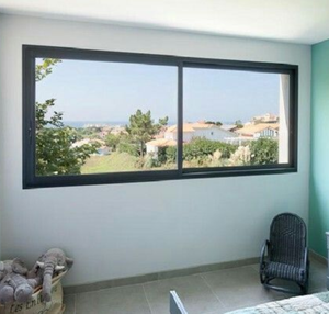 Grille de protection anti-insectes en alliage d'aluminium minimaliste moderne avec conception insonorisée et <span class=keywords><strong>antivol</strong></span> pour les fenêtres de villas et d'hôtels - Product Image 4