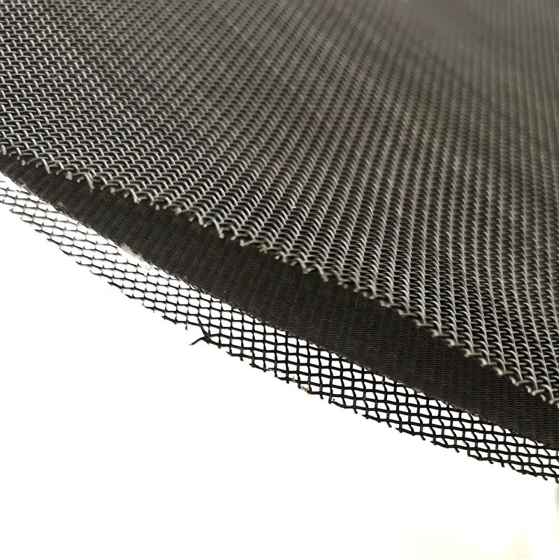 Wire Mesh Screen 20 40 60 80 100 150 200 Mesh 75 Micron Titanium Titanium Woven Wire Cloth Silver   Black Plain Weave Filters