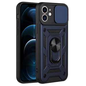 เคสโทรศัพท์สำหรับ iPhone 15 Pro รุ่น Launch Armor Slide Window Push ป้องกันเลนส์กล้องเต็มรูปแบบ พร้อมขาตั้งแม่เหล็กในตัว - Product Image 2