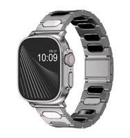 Bracelet de montre intelligente respirant en titane de luxe pour Watch Series 10 9 8 7 6