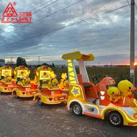 Kereta Wisata Listrik Tanpa Rel untuk Taman Hiburan, Harga Pabrik, Atraksi Wisata, Dijual