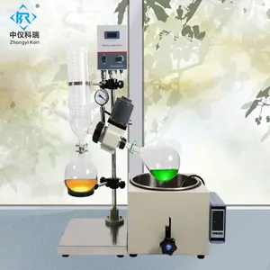 RE-201 Rotary flask evaporatore rota evaporatore estrazione rotovap setup macchina per la distillazione dell'olio essenziale