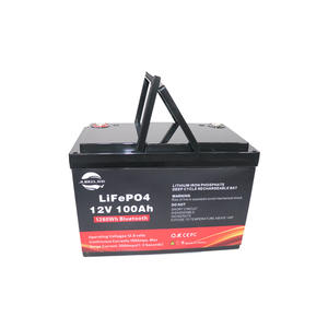 高容量24V 200AH 300AH 400AH 12V 100AH Lifepo4リチウムイオン電池パックBluetoothアプリコントロール太陽光発電システム用 - Product Image 3