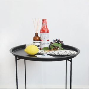 Wholesale Indoor <strong>Round</strong> Metal Coffee Side <strong>Tray</strong> <strong>Table</strong> With KD Design for Home Living Room Furniture - Product Image 3