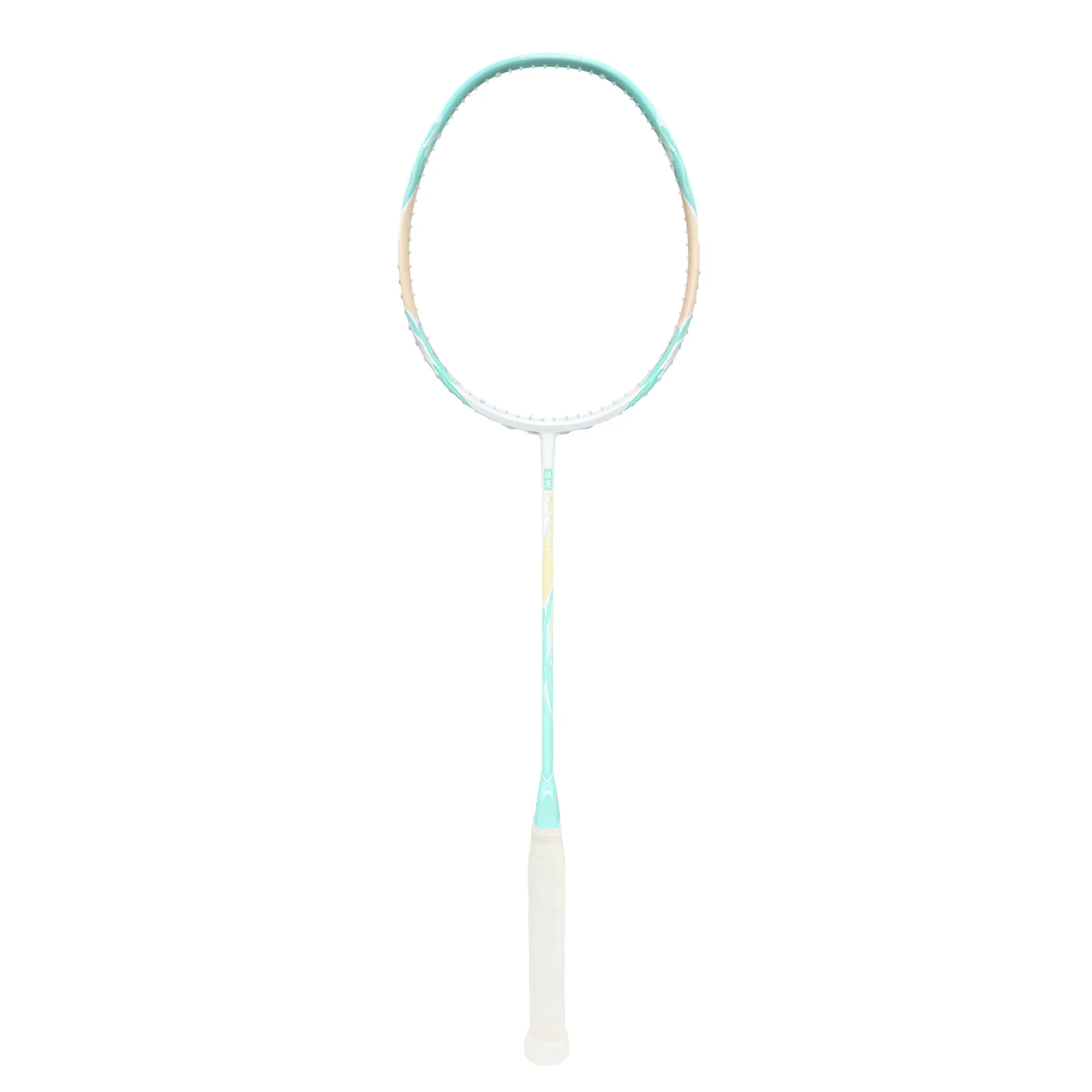 Oem 4u Hoogspanning T700 Carbon Badminton Racket Nieuw Ontwerp Grafiet Badminton Racket