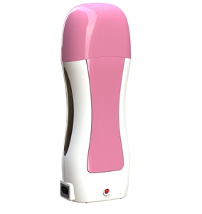 Outils de soins de <span class=keywords><strong>la</strong></span> peau Chauffe-<span class=keywords><strong>cire</strong></span> rose Épilation Épilateur électrique Rouleau sur cartouche Épilation Machine à épiler Rouleau dépilatoire - Product Image 6