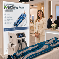 Appareil de pressothérapie professionnel à compression d'air pour drainage lymphatique complet du corps, idéal pour les centres de massage