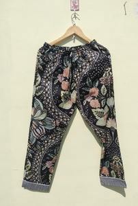 ชุดนอนผ้าคอตตอนผสมแขนยาวพิมพ์ลายตามสั่งสำหรับฤดูใบไม้ผลิ/ฤดูร้อน/ฤดูใบไม้ร่วง แบบสองชิ้น ระบายอากาศได้ดี แห้งเร็ว - Product Image 6