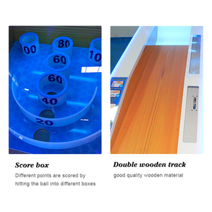 Machine de jeu d'arcade à monnayeur pour 2 joueurs, type Happy Bowling, avec système de récompense par tickets et enregistrement des scores - Product Image 5