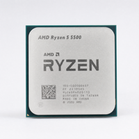 Processeur CPU 5500 6 cœurs 12 threads 3,6 GHz (fréquence de base) 16 Mo de cache L3 Socket AM4 DDR4 pour PC de jeu et mise à niveau de bureau – En stock
