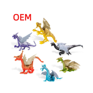 Fellow up Propre Design Figurines de Dragon réalistes Figurines de Dragon volant en plastique Décorations de gâteau de Dragon peintes à la main - Product Image 5