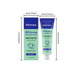 Etiqueta privada 100g Pasta de <span class=keywords><strong>dientes</strong></span> a base de hierbas Limpia suavemente los <span class=keywords><strong>dientes</strong></span> Reduce el <span class=keywords><strong>sarro</strong></span> Refresca el aliento Uso en el hogar Cuidado diario Pasta de <span class=keywords><strong>dientes</strong></span> de menta - Product Image 6