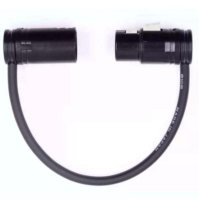 Flexible XLR Mic Cable with Swivel Connectors | 90° & 180° Angled Options | Male to Female